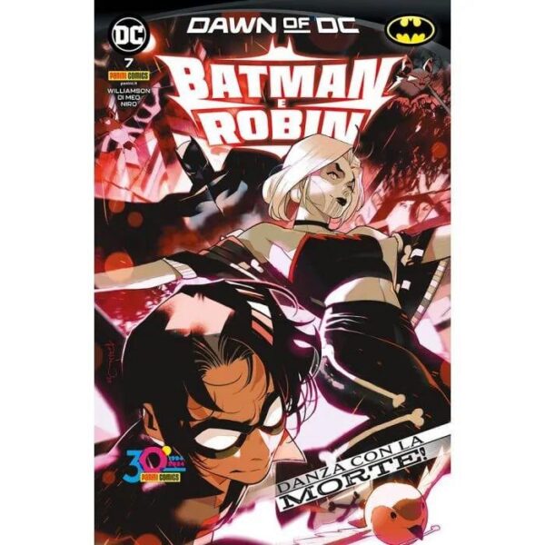 Copertina del fumetto Batman e Robin vol. 7, edizione italiana Panini Comics / DC / Marvel / Disney di Joshua Williamson