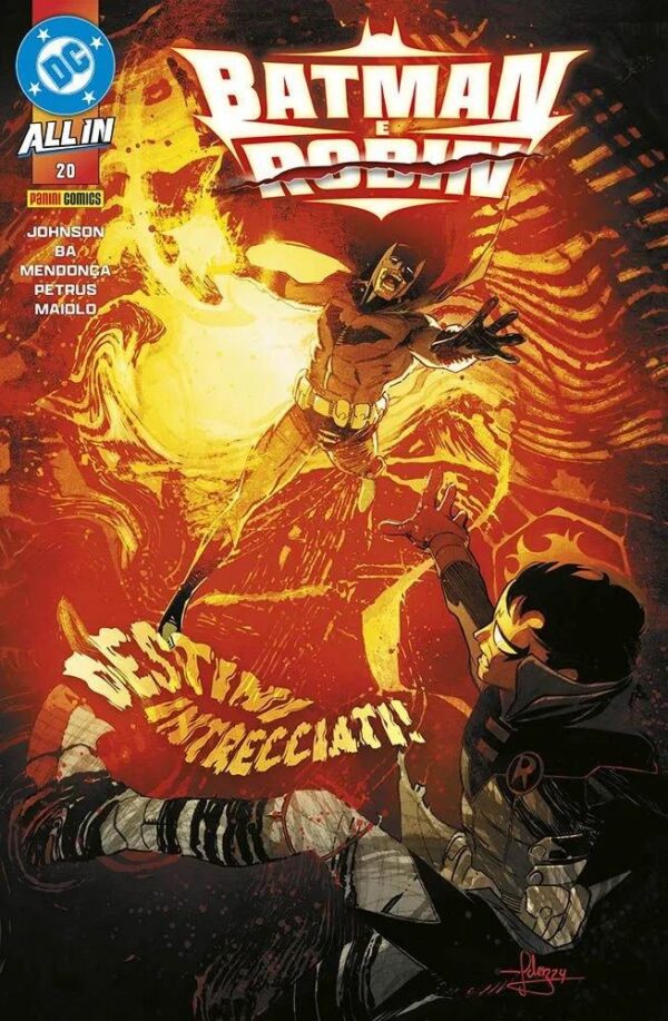 Copertina del fumetto Batman e Robin vol. 20, edizione italiana Panini Comics / DC / Marvel / Disney di Aa.Vv.