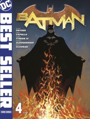 Copertina del fumetto Batman di Snyder&Capullo 4 Ristampa, edizione italiana Panini Comics / DC / Marvel / Disney di Snyder, Capullo & Aa.Vv.