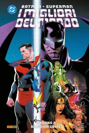 Copertina del fumetto Batman/Superman 4 - Dc Collection, edizione italiana Panini Comics / DC / Marvel / Disney di Dan Mora, Mark Waid