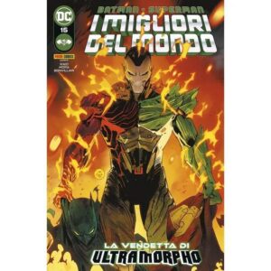 Copertina del fumetto Batman/Superman i Migliori vol. 15, edizione italiana Panini Comics / DC / Marvel / Disney di Dan Mora & Mark Waid