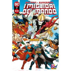 Copertina del fumetto Batman/Superman i Migliori del vol. 17, edizione italiana Panini Comics / DC / Marvel / Disney di Dan Mora, Mark Waid