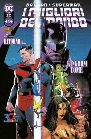 Copertina del fumetto Batman/Superman i Migliori vol. 20, edizione italiana Panini Comics / DC / Marvel / Disney di Moore & Waid