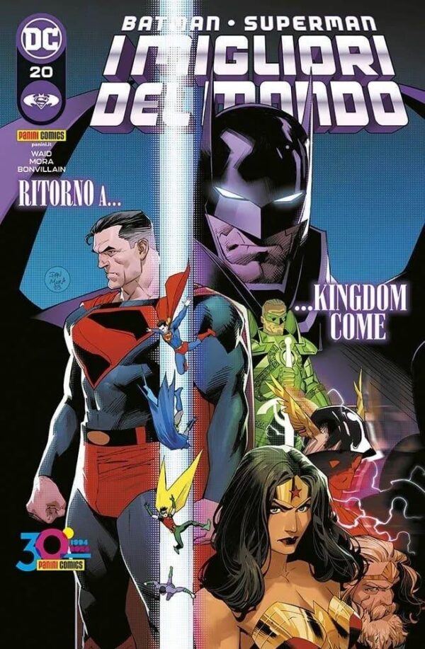 Copertina del fumetto Batman/Superman i Migliori vol. 20, edizione italiana Panini Comics / DC / Marvel / Disney di Moore & Waid Copertina del fumetto Batman/Superman i Migliori vol. 20, edizione italiana Panini Comics / DC / Marvel / Disney di Moore & Waid