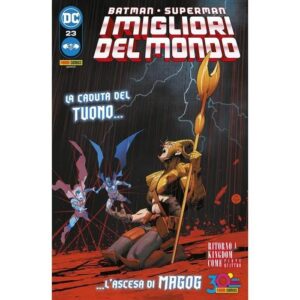 Copertina del fumetto Batman/Superman i Migliori vol. 23, edizione italiana Panini Comics / DC / Marvel / Disney di Dan Mora, Mark Waid