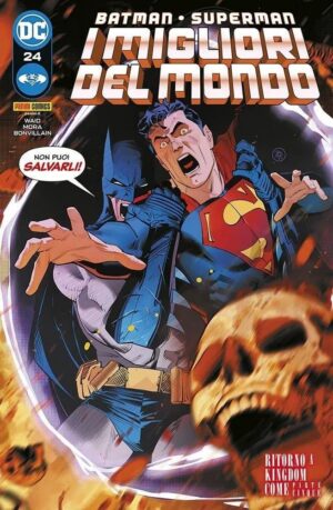 Copertina del fumetto Batman/Superman i Migliori vol. 24, edizione italiana Panini Comics / DC / Marvel / Disney di Dan Mora & Mark Waid