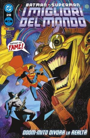 Copertina del fumetto Batman/Superman i Migliori vol. 28, edizione italiana Panini Comics / DC / Marvel / Disney di Dan Mora & Mark Waid