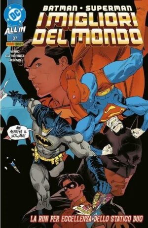 Copertina del fumetto Batman/Superman i Migliori vol. 37, edizione italiana Panini Comics / DC / Marvel / Disney di Aa. Vv
