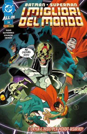 Copertina del fumetto Batman/Superman i Migliori vol. 38, edizione italiana Panini Comics / DC / Marvel / Disney di Gutiérrez,Waid,Ikaakse