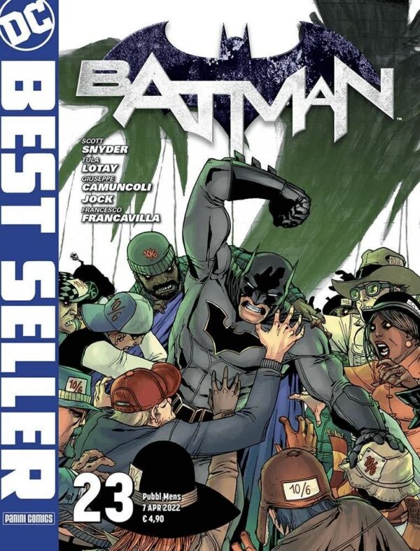 Copertina del fumetto Batman di Snyder & Capullo vol. 23, edizione italiana Panini Comics / DC / Marvel / Disney di Aa.Vv.