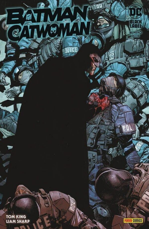 Copertina del fumetto Batman/Catwoman vol. 7, edizione italiana Panini Comics / DC / Marvel / Disney di Liam Sharp & Tom King