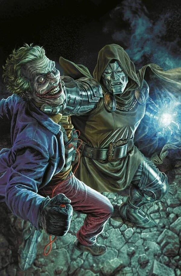 Copertina del fumetto Batman/Deadpool Lee Bermejo, edizione italiana Panini Comics / DC / Marvel / Disney di Aa.Vv.