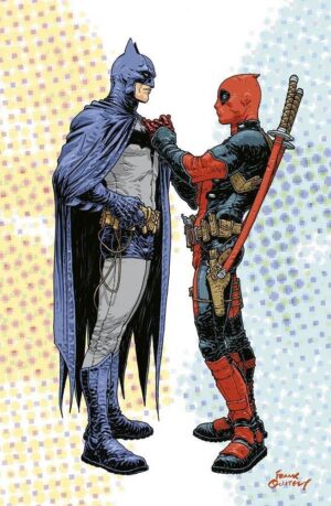 Copertina del fumetto Batman/Deadpool Variant Quitely, edizione italiana Panini Comics / DC / Marvel / Disney di Aa.Vv.