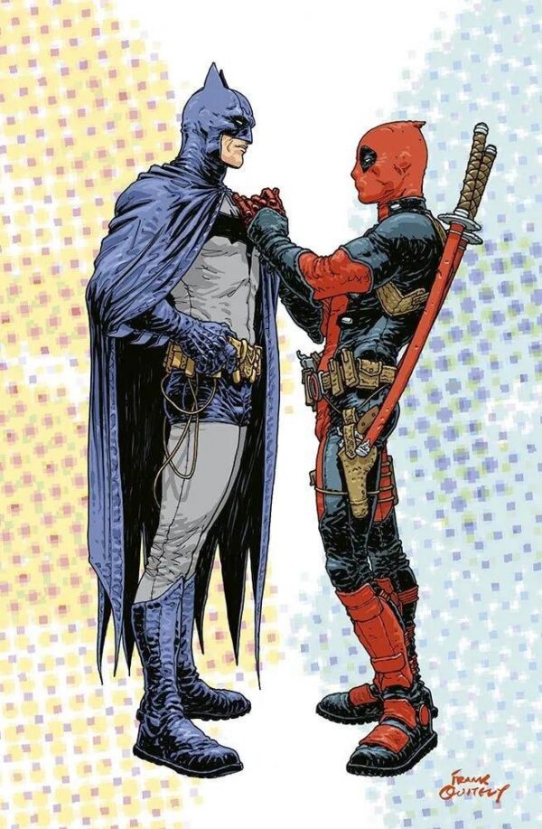 Copertina del fumetto Batman/Deadpool Variant Quitely, edizione italiana Panini Comics / DC / Marvel / Disney di Aa.Vv.