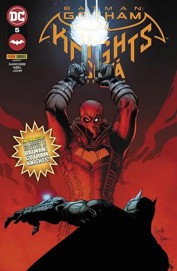 Copertina del fumetto Batman Gotham Knights vol. 5, edizione italiana Panini Comics / DC / Marvel / Disney di Evan Narcisse & Abel