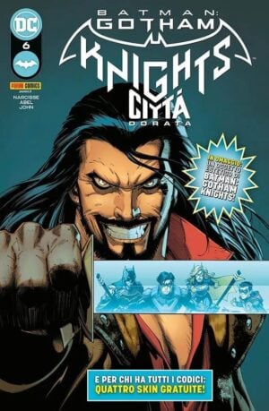 Copertina del fumetto Batman Gotham Knights vol. 6, edizione italiana Panini Comics / DC / Marvel / Disney di Evan Narcisse & Abel