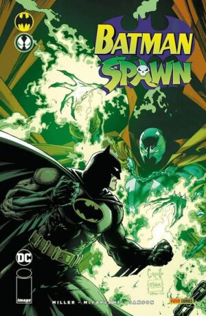 Copertina del fumetto Batman/Spawn Classic, edizione italiana Panini Comics / DC / Marvel / Disney di Miller, Mcfarlane & Aa.Vv.
