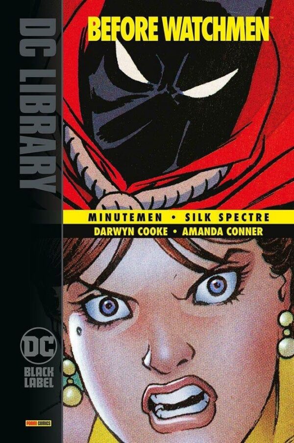 Copertina del fumetto Before Watchmen Minutemen/Silkspect, edizione italiana Panini Comics / DC / Marvel / Disney di Amanda Conner & Darwyn Cooke Copertina del fumetto Before Watchmen Minutemen/Silkspect, edizione italiana Panini Comics / DC / Marvel / Disney di Amanda Conner & Darwyn Cooke