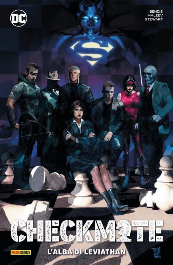 Copertina del fumetto Checkmate - L'alba di Leviathan, edizione italiana Panini Comics / DC / Marvel / Disney di Alex Maleev & B.M. Bendis Copertina del fumetto Checkmate - L'alba di Leviathan, edizione italiana Panini Comics / DC / Marvel / Disney di Alex Maleev & B.M. Bendis