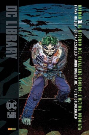 Copertina del fumetto Cavaliere Oscuro L'ultima Crociata, edizione italiana Panini Comics / DC / Marvel / Disney di Miller, Romita Jr & Azzarello
