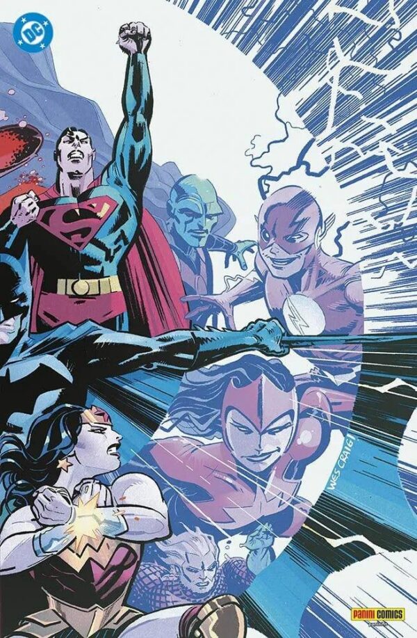 Copertina del fumetto Dc All in Special Variant B, edizione italiana Panini Comics / DC / Marvel / Disney di Aa.Vv. Copertina del fumetto Dc All in Special Variant B, edizione italiana Panini Comics / DC / Marvel / Disney di Aa.Vv.