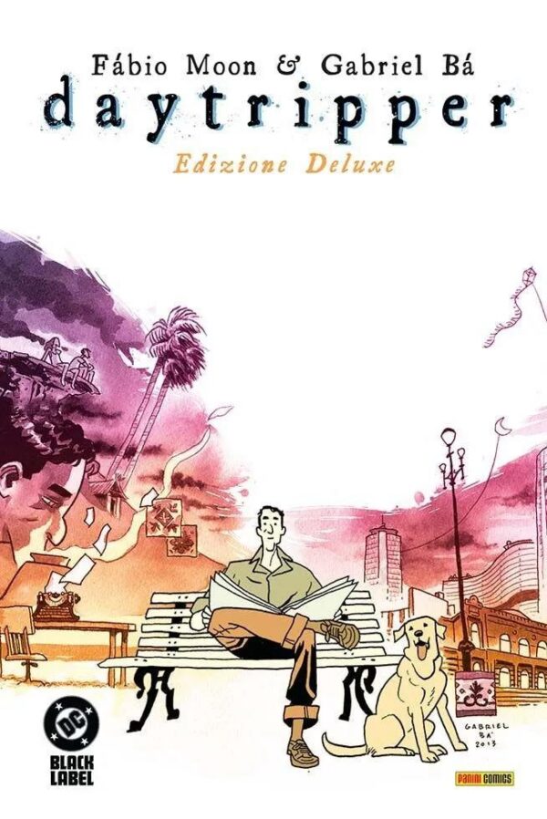 Copertina del fumetto Daytripper, edizione italiana Panini Comics / DC / Marvel / Disney di FáBio Moon, Gabriel Bá