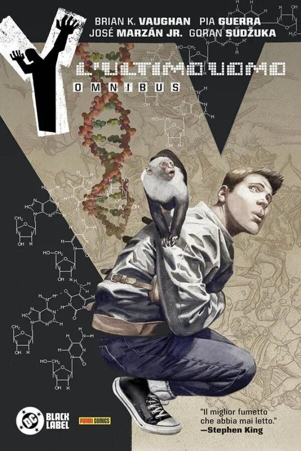 Copertina del fumetto Black Label Omnibus Y L`Ultimo Uomo, edizione italiana Panini Comics / DC / Marvel / Disney di Aa.Vv.