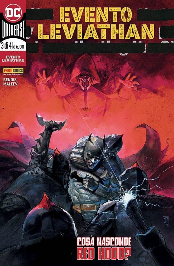 Copertina del fumetto Dc Crossover 3 - Leviathan vol. 2, edizione italiana Panini Comics / DC / Marvel / Disney di B.M. Bendis & Alex Maleev Copertina del fumetto Dc Crossover 3 - Leviathan vol. 2, edizione italiana Panini Comics / DC / Marvel / Disney di B.M. Bendis & Alex Maleev