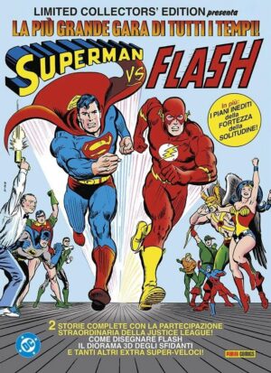 Copertina del fumetto Dc Limited Superman Vs Flash, edizione italiana Panini Comics / DC / Marvel / Disney di Aa.Vv.