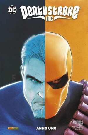 Copertina del fumetto Deathstroke Inc 2 - Anno Uno, edizione italiana Panini Comics / DC / Marvel / Disney di Ed Brisson & Dexter Soy