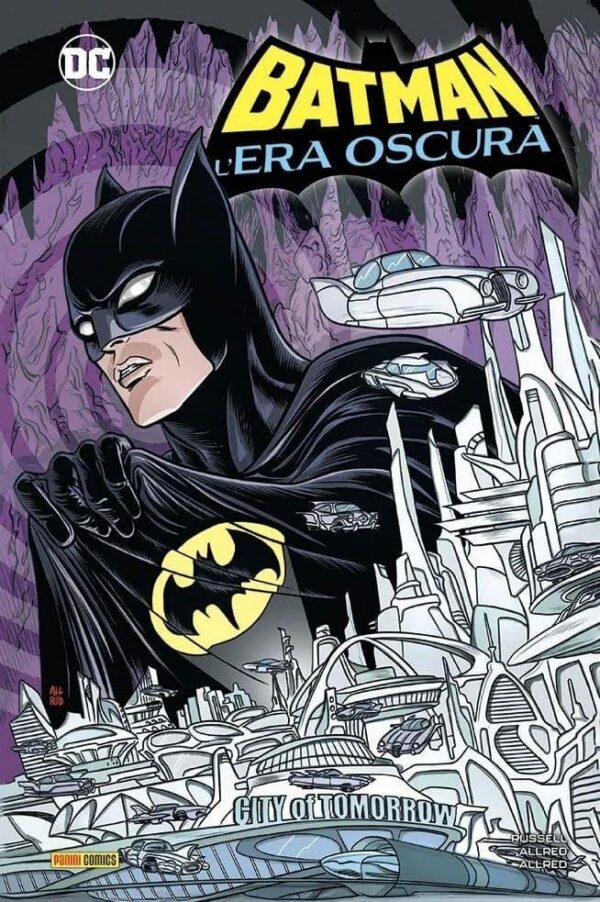 Copertina del fumetto Batman - L'era Oscura, edizione italiana Panini Comics / DC / Marvel / Disney di Allred & Russell