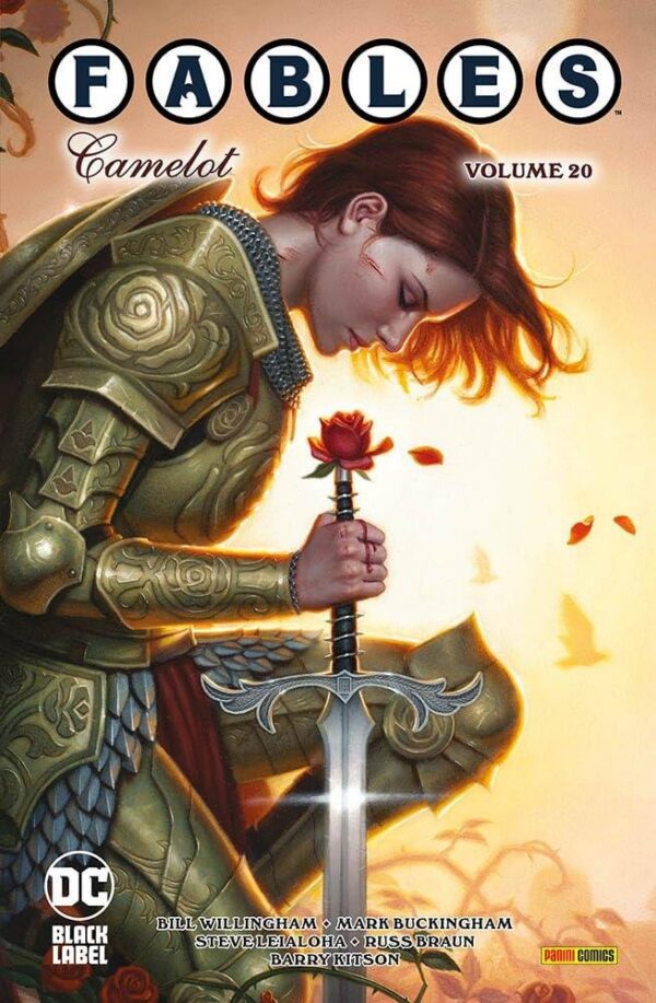 Copertina del fumetto Fables 20 - Camelot, edizione italiana Panini Comics / DC / Marvel / Disney di Aa.Vv. Copertina del fumetto Fables 20 - Camelot, edizione italiana Panini Comics / DC / Marvel / Disney di Aa.Vv.