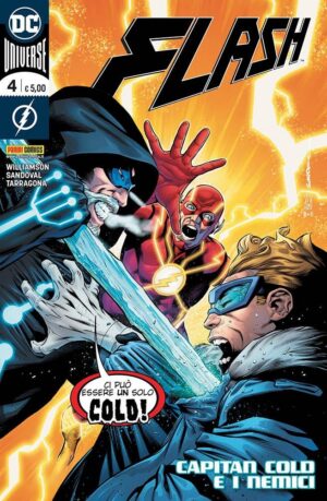 Copertina del fumetto Flash vol. 4, edizione italiana Panini Comics / DC / Marvel / Disney di Sandoval, Williamson