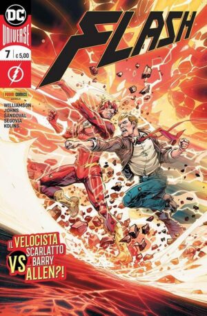 Copertina del fumetto Flash vol. 7, edizione italiana Panini Comics / DC / Marvel / Disney di Aa.Vv.