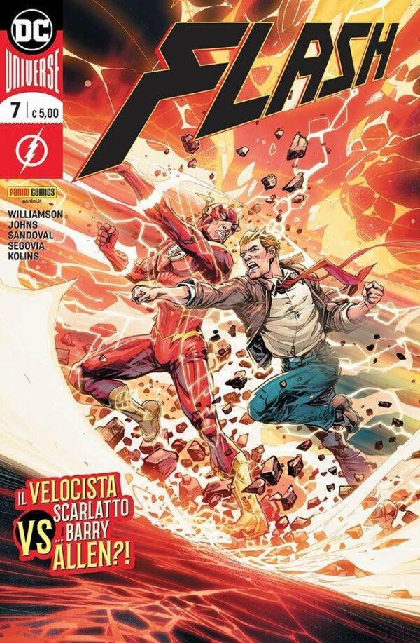 Copertina del fumetto Flash vol. 7, edizione italiana Panini Comics / DC / Marvel / Disney di Aa.Vv. Copertina del fumetto Flash vol. 7, edizione italiana Panini Comics / DC / Marvel / Disney di Aa.Vv.