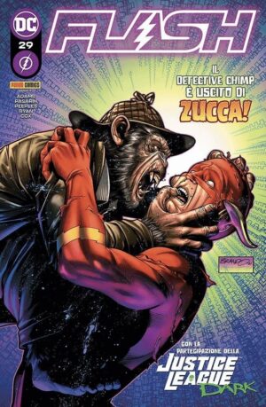 Copertina del fumetto Flash vol. 29, edizione italiana Panini Comics / DC / Marvel / Disney di J. Adams, M. Ryan & F. Pasarin