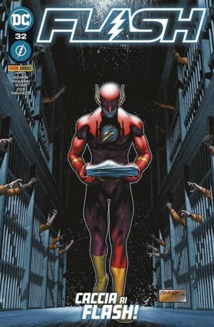 Copertina del fumetto Flash vol. 32, edizione italiana Panini Comics / DC / Marvel / Disney di Adams, Pasarin & Ryan