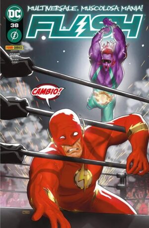 Copertina del fumetto Flash vol. 38, edizione italiana Panini Comics / DC / Marvel / Disney di Jeremy Adams, Fernando Pasarin
