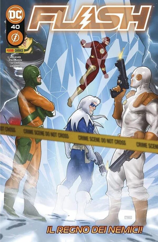 Copertina del fumetto Flash vol. 40, edizione italiana Panini Comics / DC / Marvel / Disney di Adams, Pasarin & Aa.Vv.