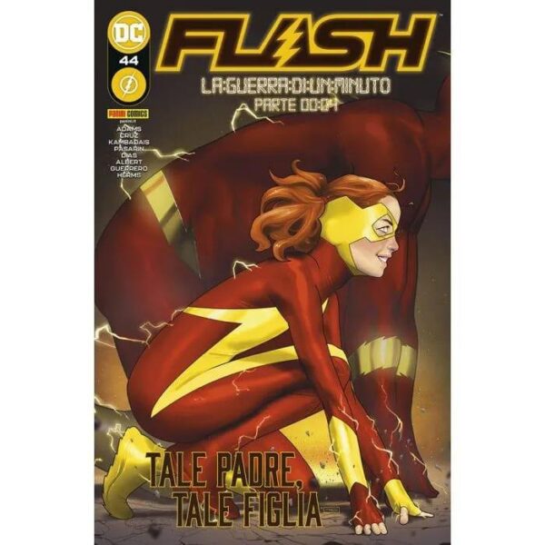 Copertina del fumetto Flash vol. 44, edizione italiana Panini Comics / DC / Marvel / Disney di Adams, Cruz & Aa.Vv. Copertina del fumetto Flash vol. 44, edizione italiana Panini Comics / DC / Marvel / Disney di Adams, Cruz & Aa.Vv.