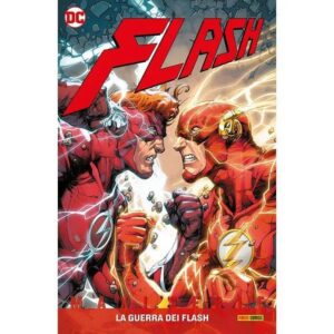 Copertina del fumetto Flash 4 - la Guerra dei Flash, edizione italiana Panini Comics / DC / Marvel / Disney di Aa.Vv.