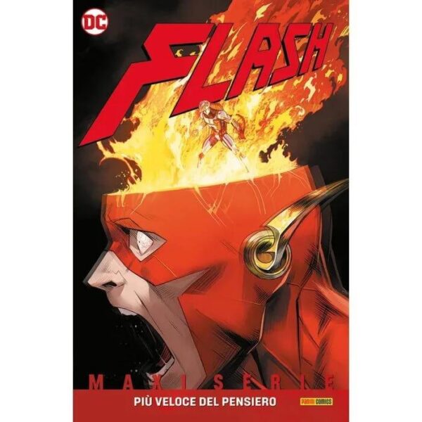 Copertina del fumetto Flash 5 - Più Veloce del Pensiero, edizione italiana Panini Comics / DC / Marvel / Disney di Aa.Vv. Copertina del fumetto Flash 5 - Più Veloce del Pensiero, edizione italiana Panini Comics / DC / Marvel / Disney di Aa.Vv.