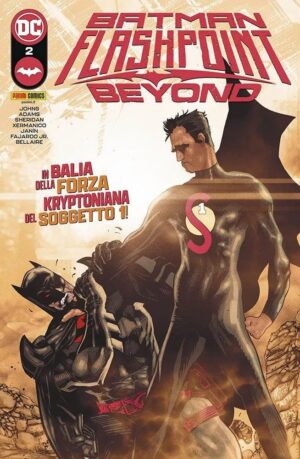 Copertina del fumetto Batman Flashpoint Beyond vol. 2, edizione italiana Panini Comics / DC / Marvel / Disney di Johns, Sheridan, Adams & Aa.Vv