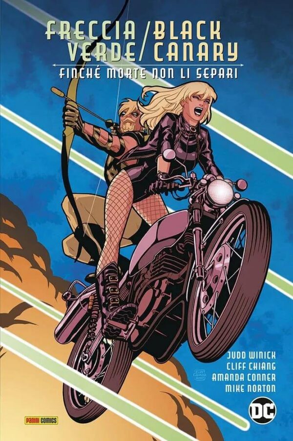 Copertina del fumetto Freccia Verde/Black Canary: Finchè, edizione italiana Panini Comics / DC / Marvel / Disney di Winick, Chiang, Conner & Aa.Vv Copertina del fumetto Freccia Verde/Black Canary: Finchè, edizione italiana Panini Comics / DC / Marvel / Disney di Winick, Chiang, Conner & Aa.Vv