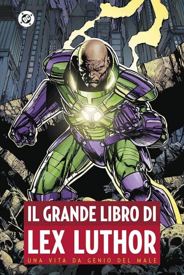 Copertina del fumetto Il Grande Libro di Lex Luthor, edizione italiana Panini Comics / DC / Marvel / Disney di Aa.Vv. Copertina del fumetto Il Grande Libro di Lex Luthor, edizione italiana Panini Comics / DC / Marvel / Disney di Aa.Vv.