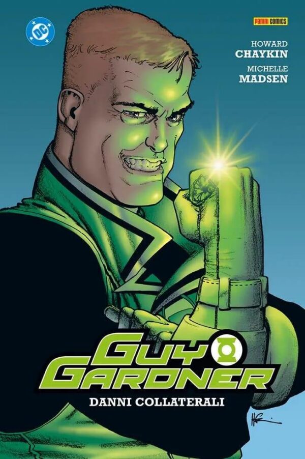 Copertina del fumetto Guy Gardner - Danni Collaterali, edizione italiana Panini Comics / DC / Marvel / Disney di Howard Chaykin Copertina del fumetto Guy Gardner - Danni Collaterali, edizione italiana Panini Comics / DC / Marvel / Disney di Howard Chaykin