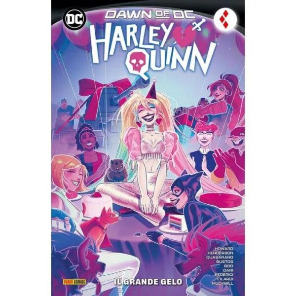 Copertina del fumetto Harley Quinn 3 il Grande Gelo, edizione italiana Panini Comics / DC / Marvel / Disney di Aa.Vv. Copertina del fumetto Harley Quinn 3 il Grande Gelo, edizione italiana Panini Comics / DC / Marvel / Disney di Aa.Vv.