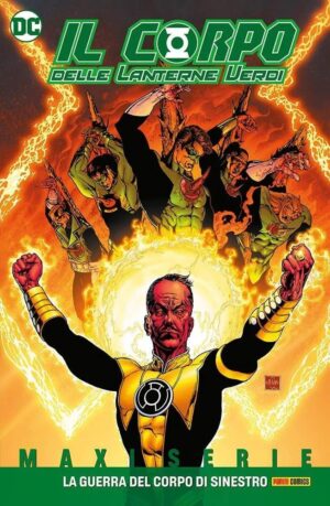 Copertina del fumetto Il Corpo Delle Lanterne Verdi vol. 2, edizione italiana Panini Comics / DC / Marvel / Disney di Johns, Gibbons, Reis & Aa.Vv.