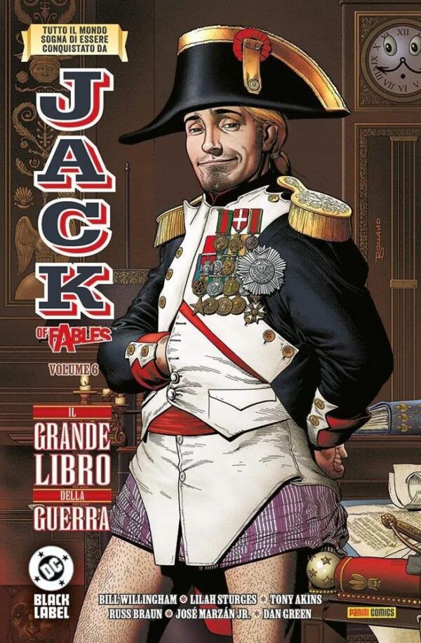 Copertina del fumetto Jack of Fables 6 il Grande Libro, edizione italiana Panini Comics / DC / Marvel / Disney di Aa.Vv.