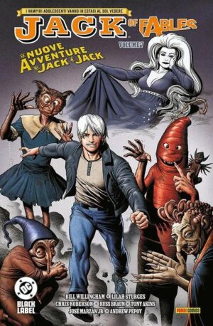 Copertina del fumetto Jack of Fables vol. 7, edizione italiana Panini Comics / DC / Marvel / Disney di Braun,Akins,Sturges